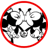 Mickey and Minnie Mouse coloring page