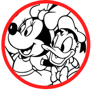 Mickey and friends coloring page