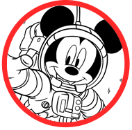 Mickey Mouse coloring page