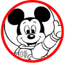 Mickey Mouse coloring page