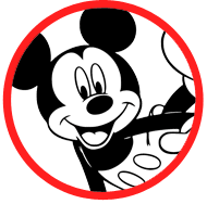 Mickey Mouse coloring page