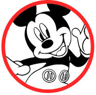 Mickey Mouse coloring page