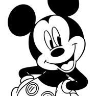 Mickey Mouse coloring page