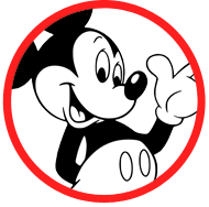 Mickey Mouse coloring page