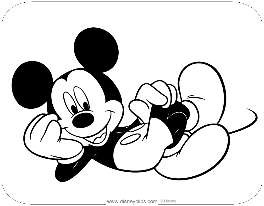 Mickey Mouse Coloring Pages | Disney's World of Wonders
