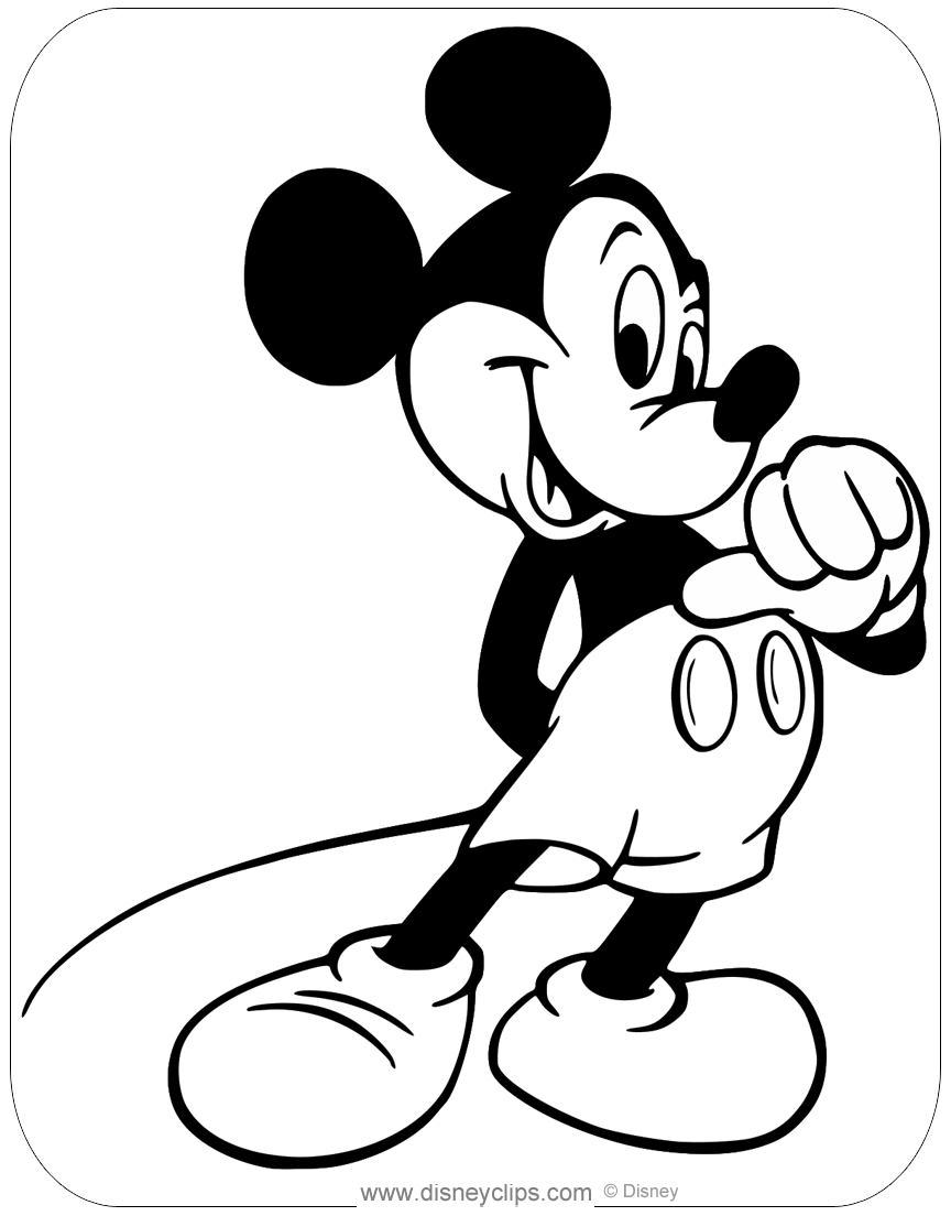 Download Misc. Mickey Mouse Coloring Pages | Disneyclips.com