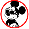 Mickey Mouse summer coloring page