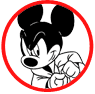 Mickey Mouse karate coloring page