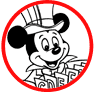 Mickey Mouse coloring page