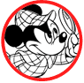 Mickey Mouse coloring page