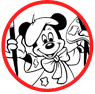 Mickey Mouse coloring page