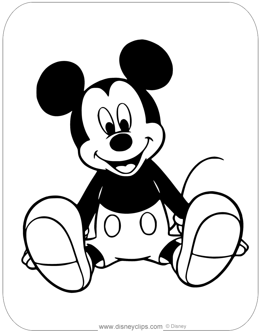 Misc. Mickey Mouse Coloring Pages | Disneyclips.com