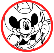 Mickey Mouse coloring page