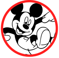 Mickey Mouse coloring page