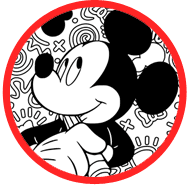 Mickey Mouse coloring page