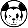 Mickey Mouse emoji coloring page