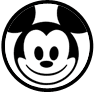 Mickey Mouse emoji coloring page