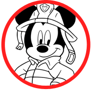 Mickey Mouse coloring page