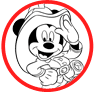 Mickey Mouse coloring page