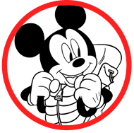 Mickey Mouse coloring page
