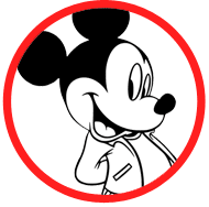 Mickey Mouse coloring page