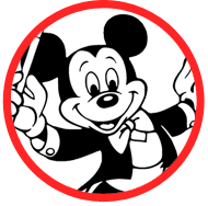 Mickey Mouse coloring page