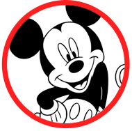 Mickey Mouse coloring page
