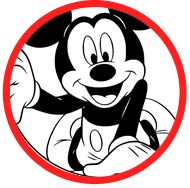 Mickey Mouse coloring page