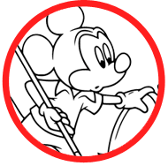Mickey Mouse coloring page