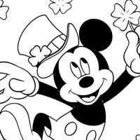 Saint-Patrick's Day coloring page