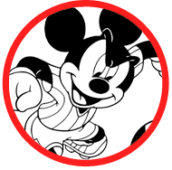 Mickey Mouse coloring page