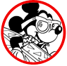 Mickey Mouse summer coloring page