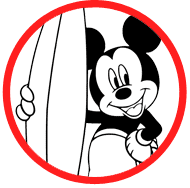 Mickey Mouse coloring page