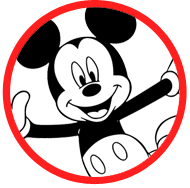Mickey Mouse coloring page