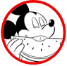 Mickey Mouse summer coloring page