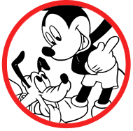 Mickey Mouse and Pluto coloring page