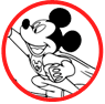 Mickey Mouse and Pluto coloring page