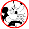 Mickey Mouse and Pluto coloring page