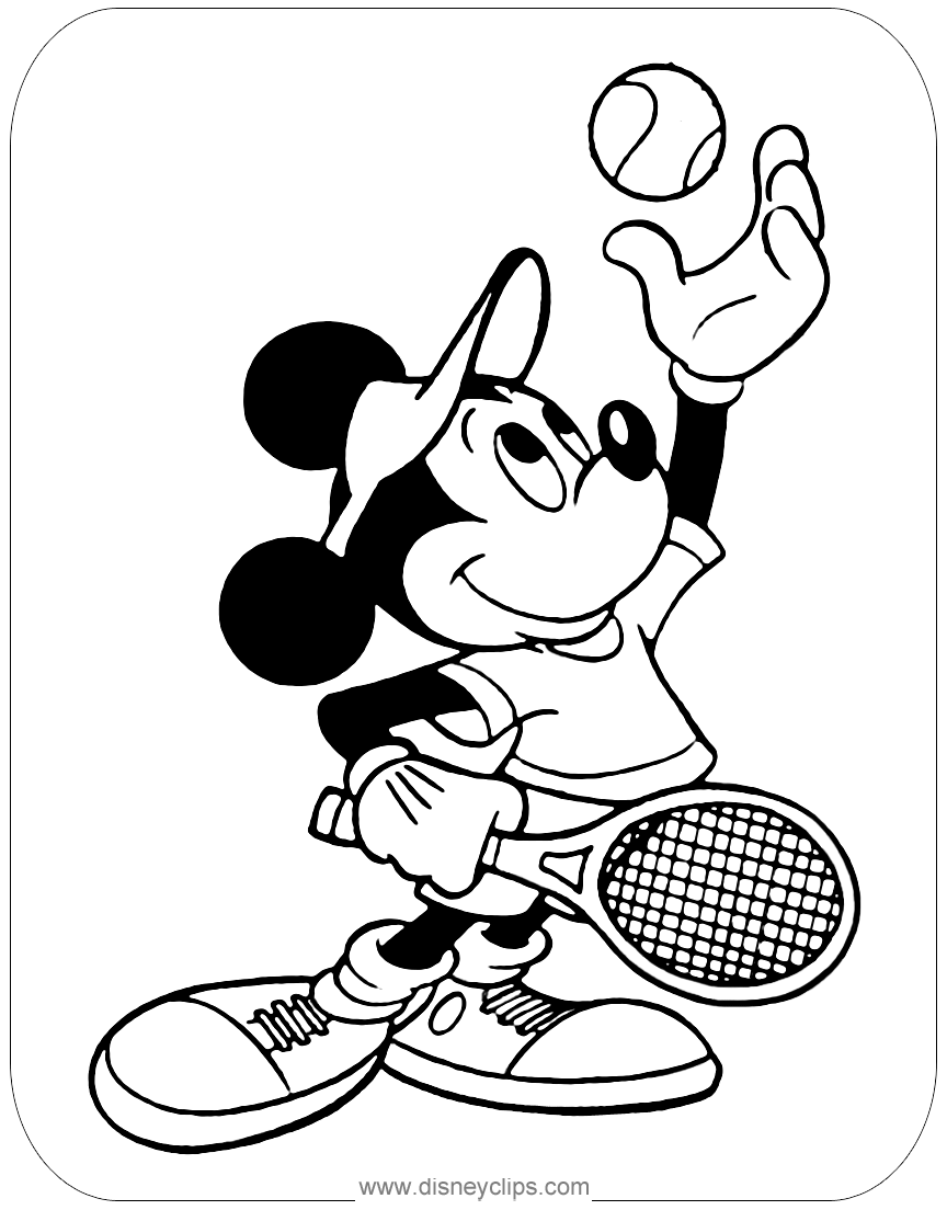 mickey mouse coloring pages 3  disney's world of wonders