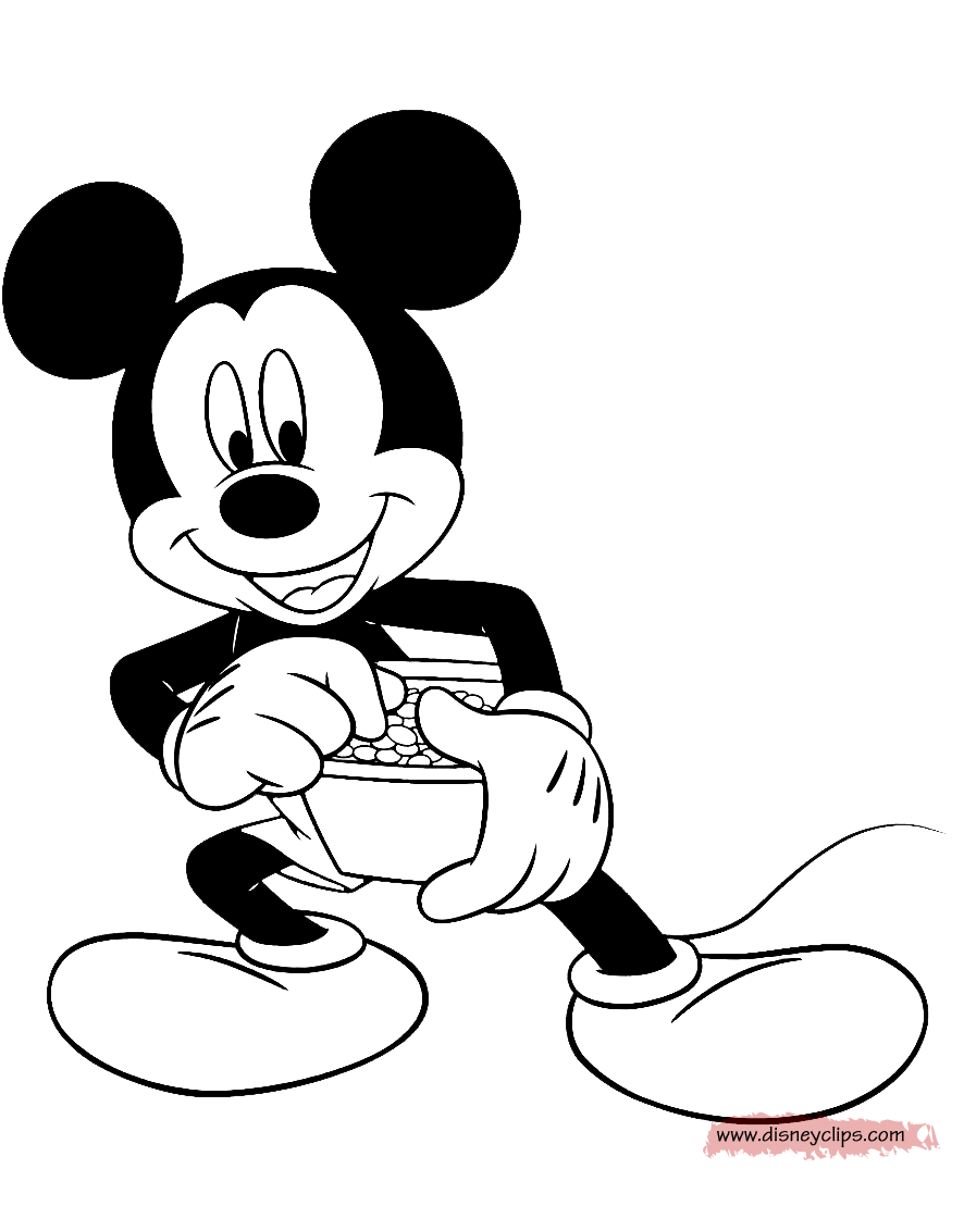 Download Mickey Mouse Coloring Pages 7 | Disney's World of Wonders