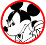 Mickey Mouse hockey coloring page