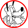 Mickey Mouse and Pluto coloring page