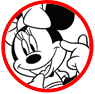 Mickey and Minnie Mouse coloring page