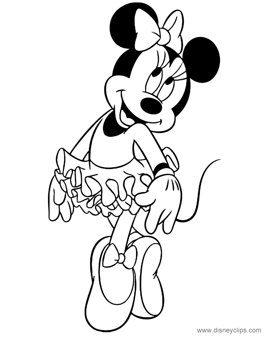 Minnie Mouse Misc. Activities Coloring Pages | Disneyclips.com