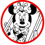 Minnie Mouse coloring page