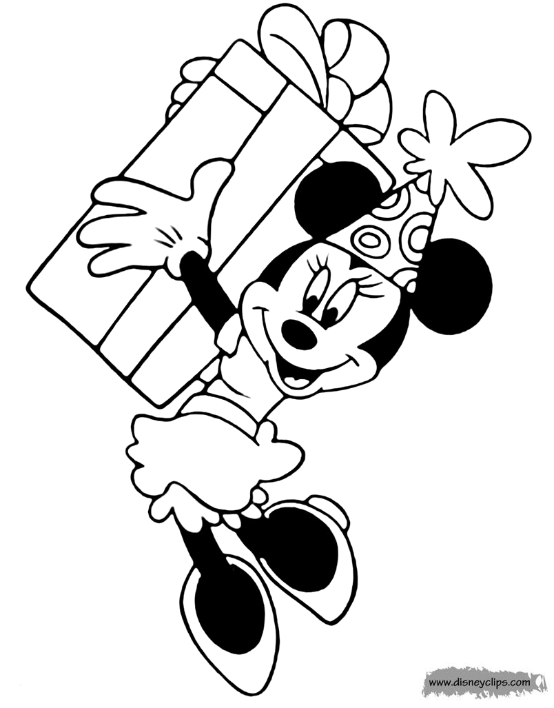 Minnie Mouse Bow Coloring Page - photo #26