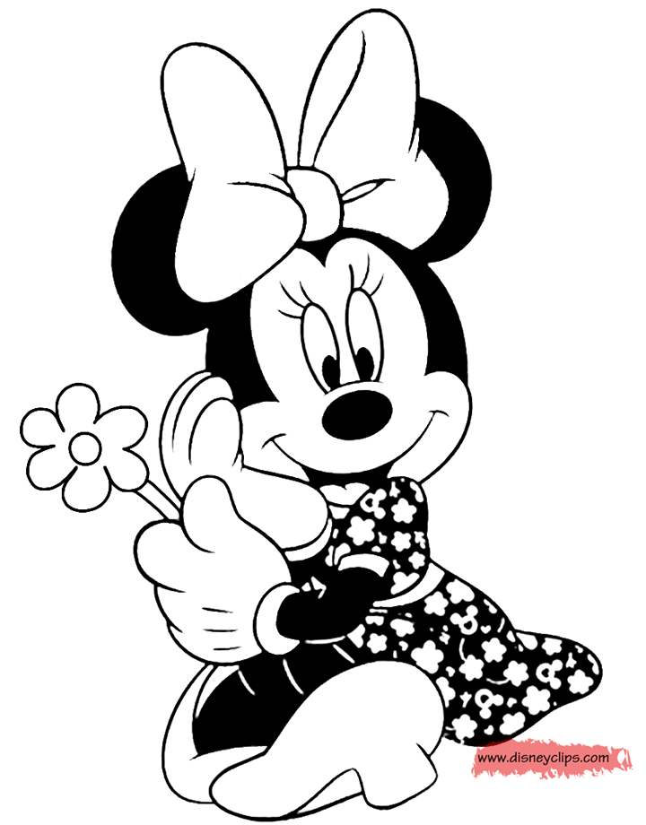 Pin by Jyce on Coloring pages  Minnie mouse pictures Minnie mouse 