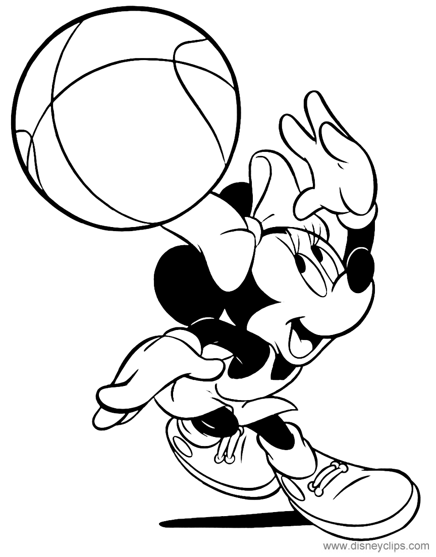 Coloring Pages Disney Minnie Mouse - 184+ SVG Images File
