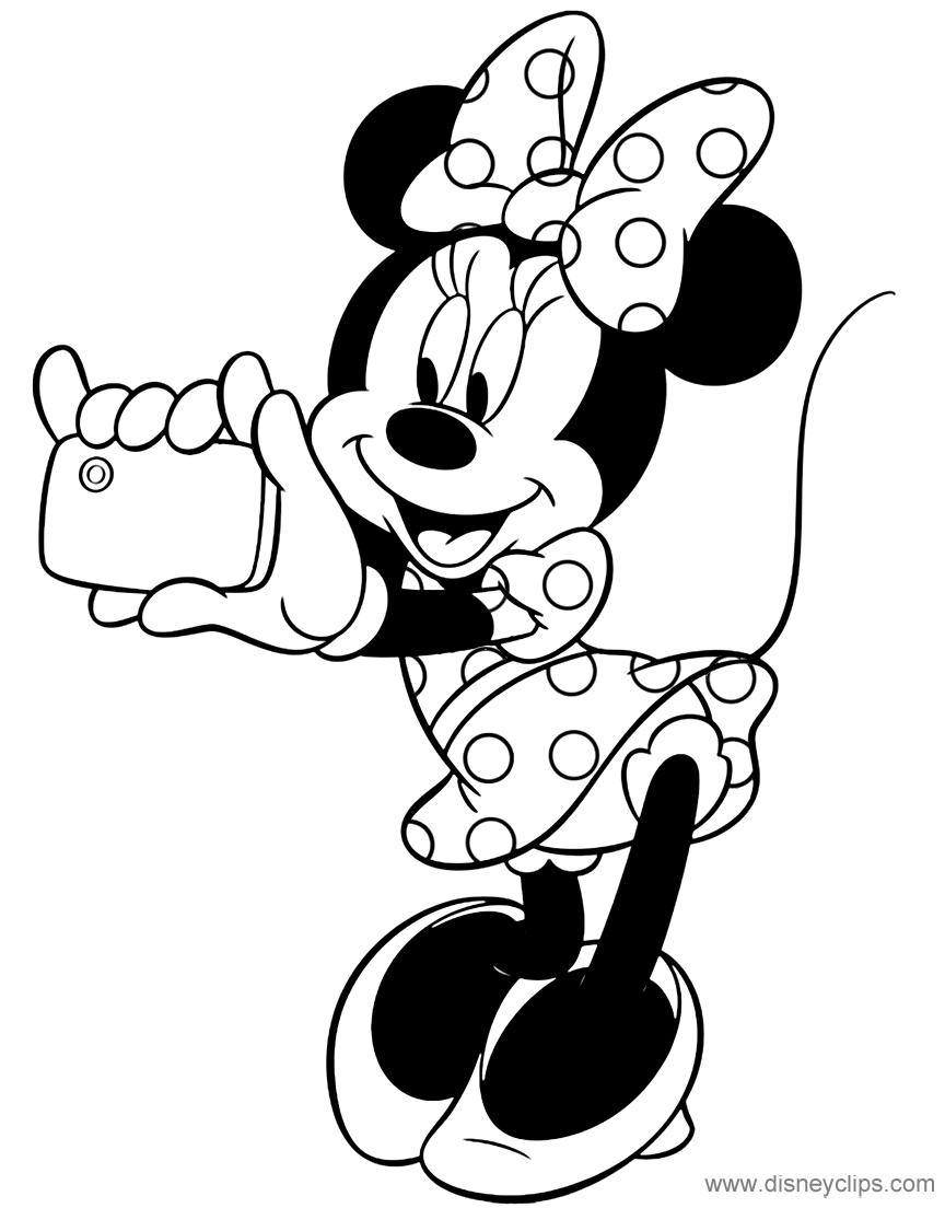Minnie Mouse Coloring Pages 12 Disney's World of Wonders