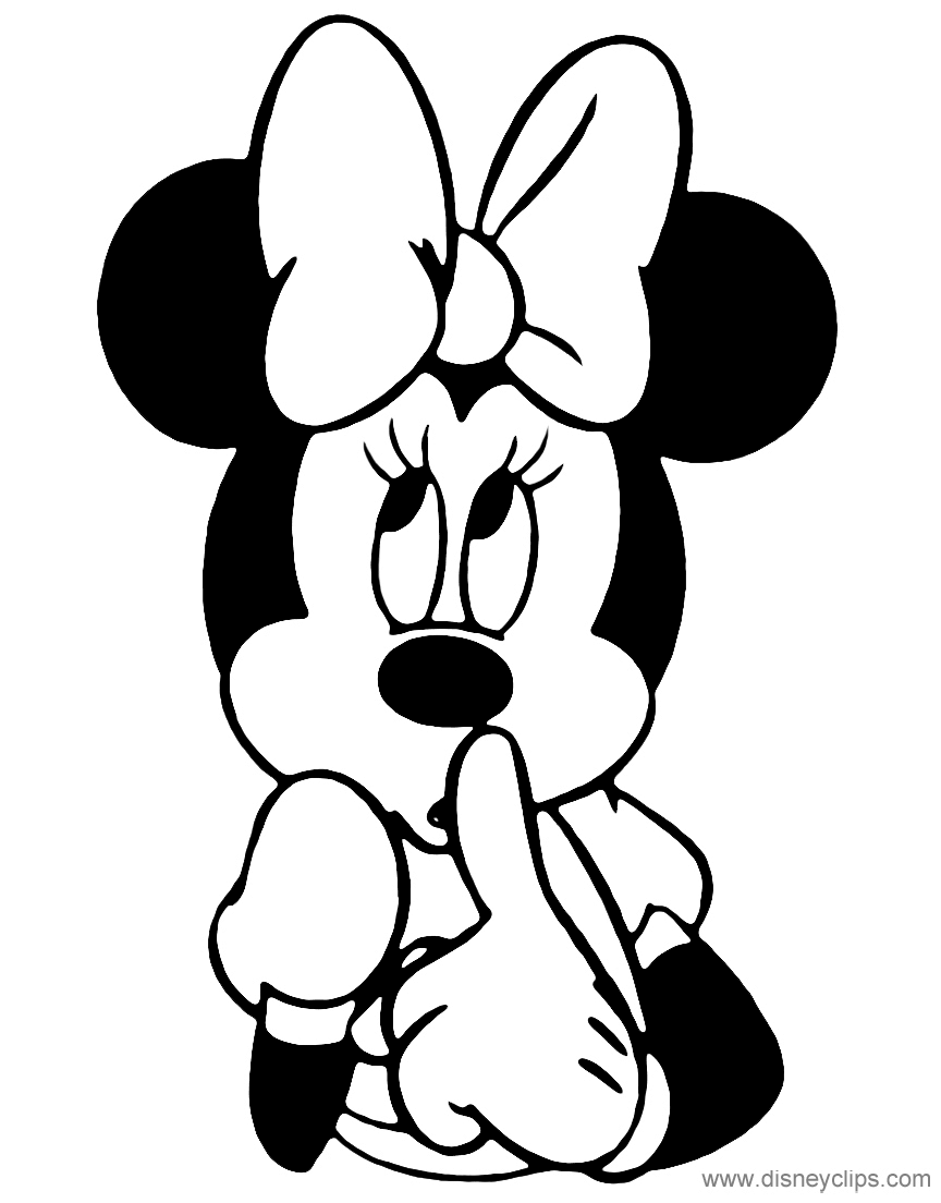 minnie mouse coloring pages 3  disney's world of wonders